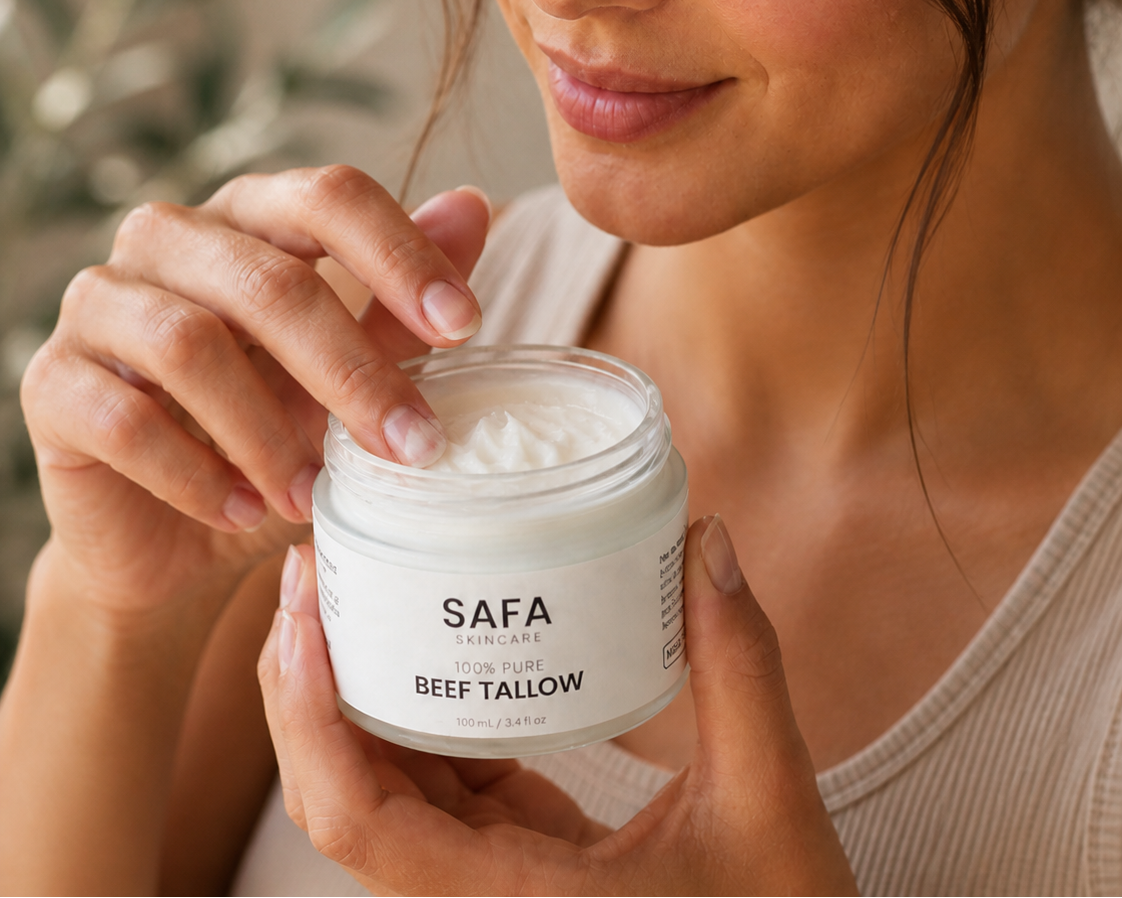 Beef tallow als natuurlijke verzorging voor handen en lippen
